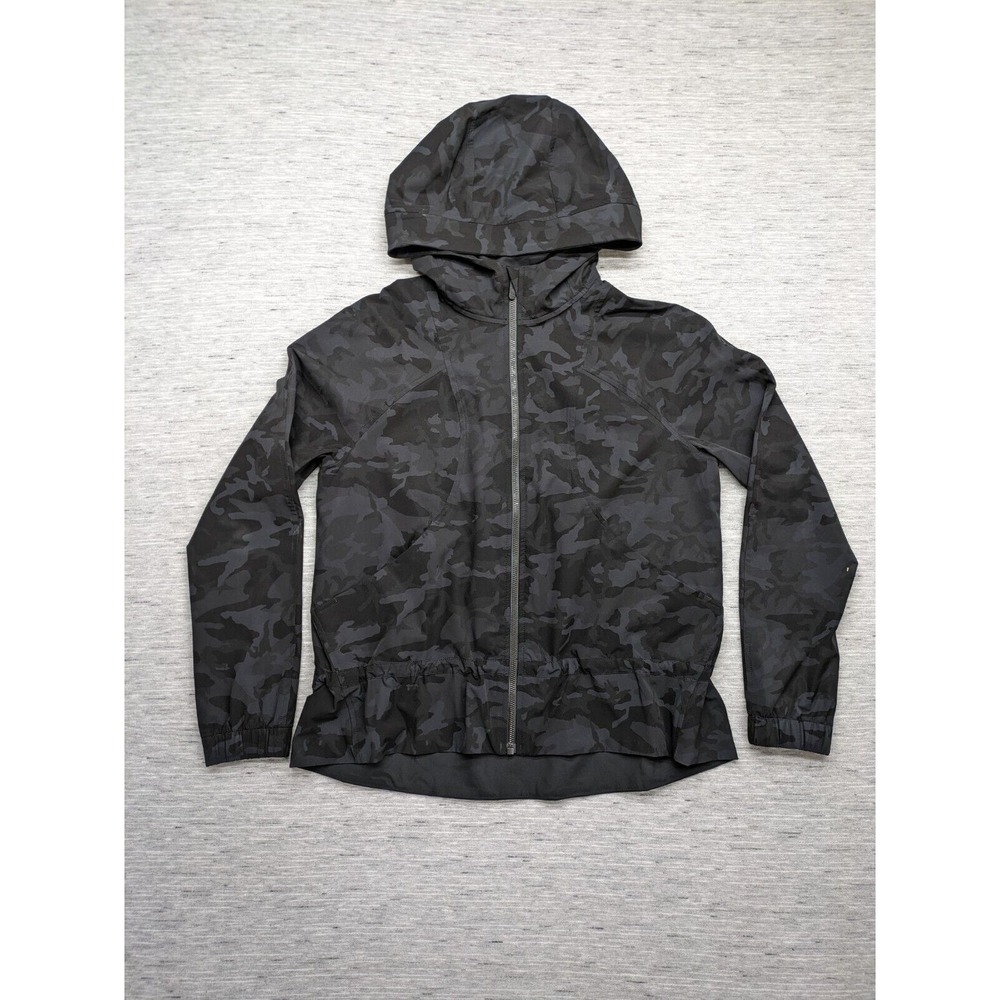 Lululemon Women's Pack It Up Jacket Incognito‎ Camo Grey - Size 6